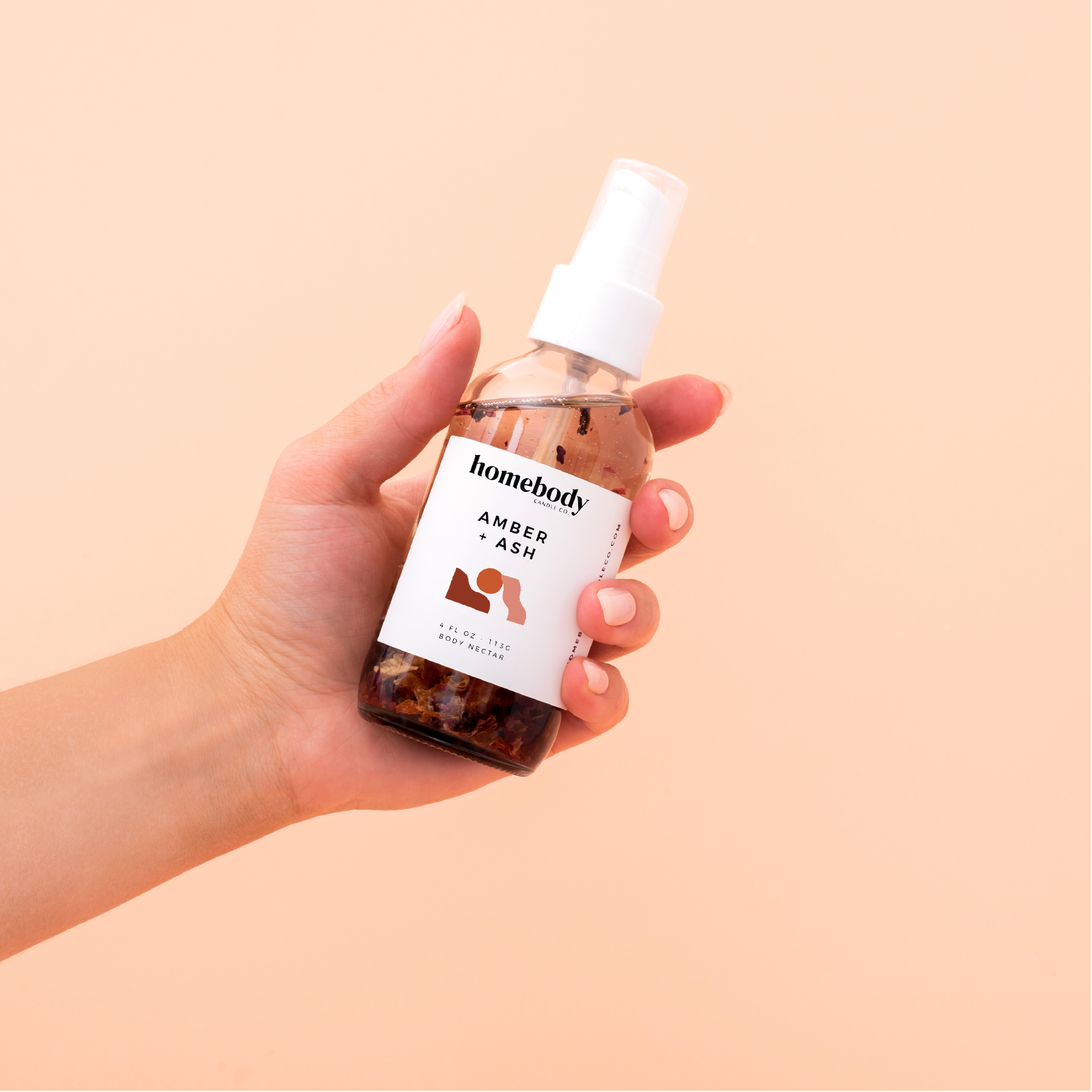 Amber + Ash body nectar Homebody Candle Co