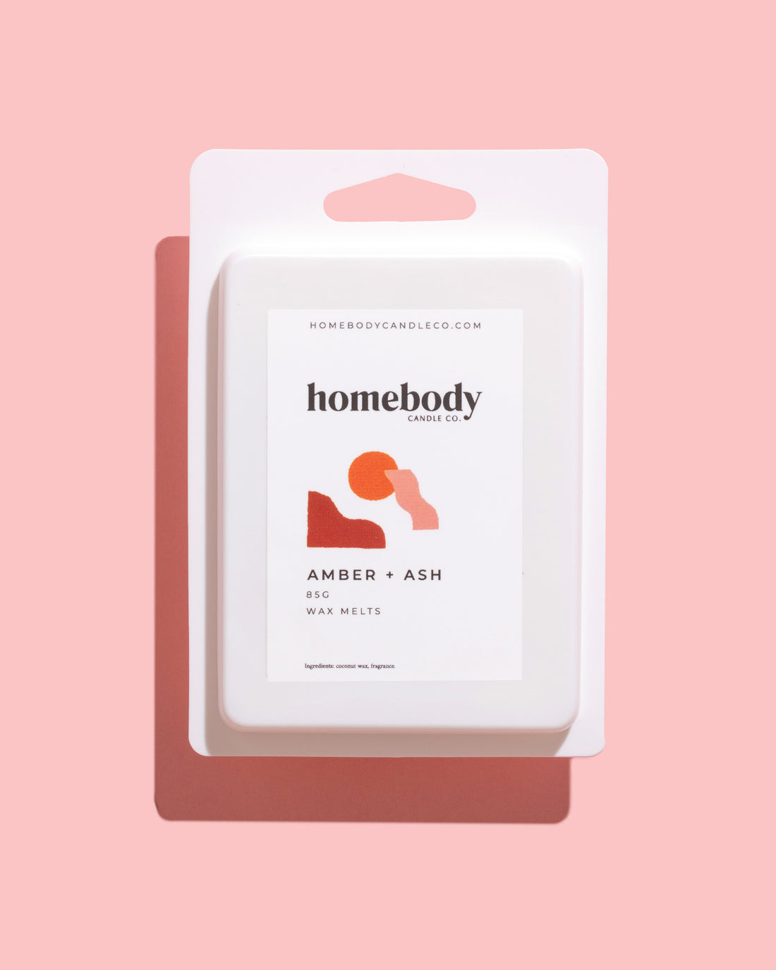 Amber + Ash wax melts Homebody Candle Co