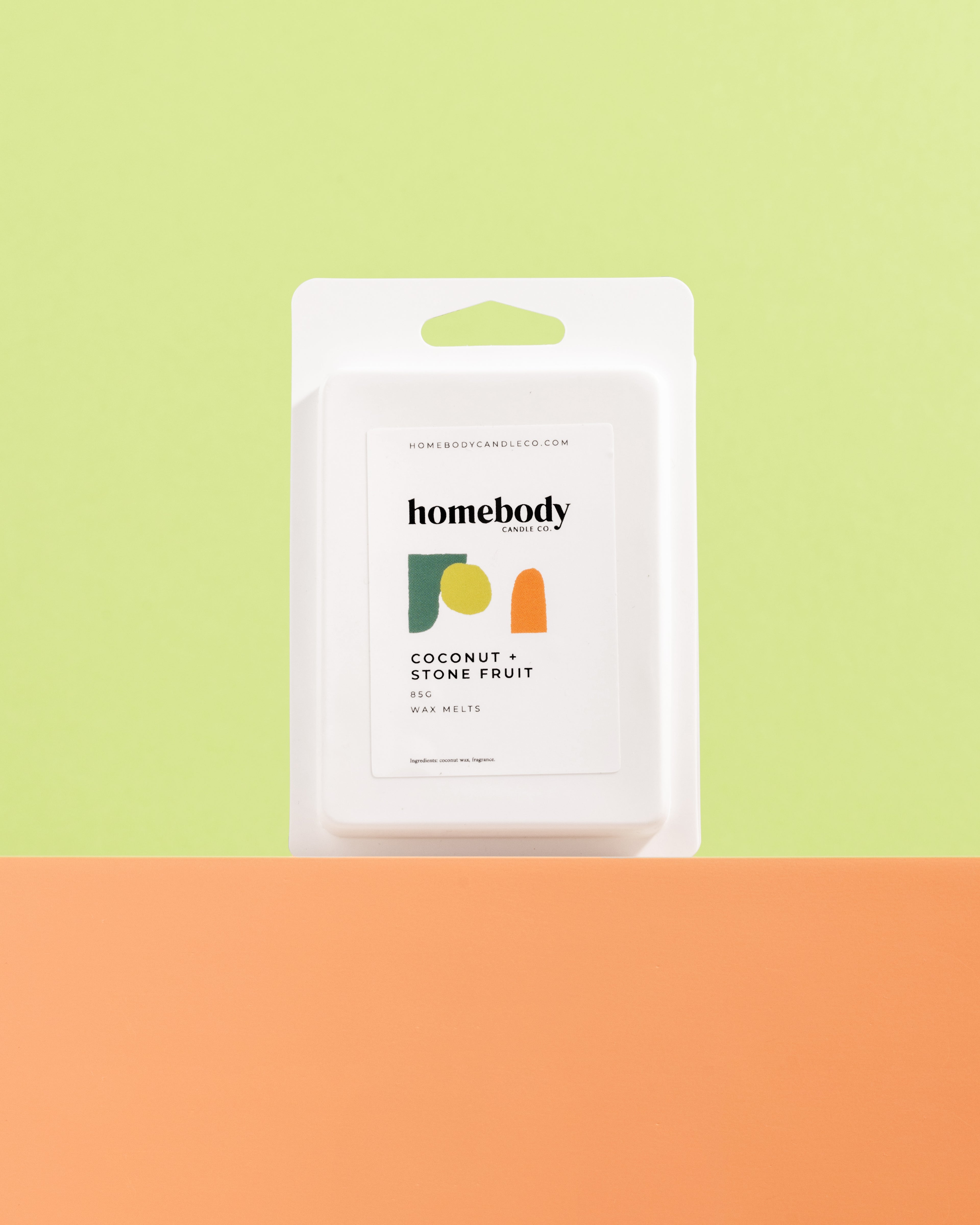 Coconut + Stone Fruit wax melts Homebody Candle Co