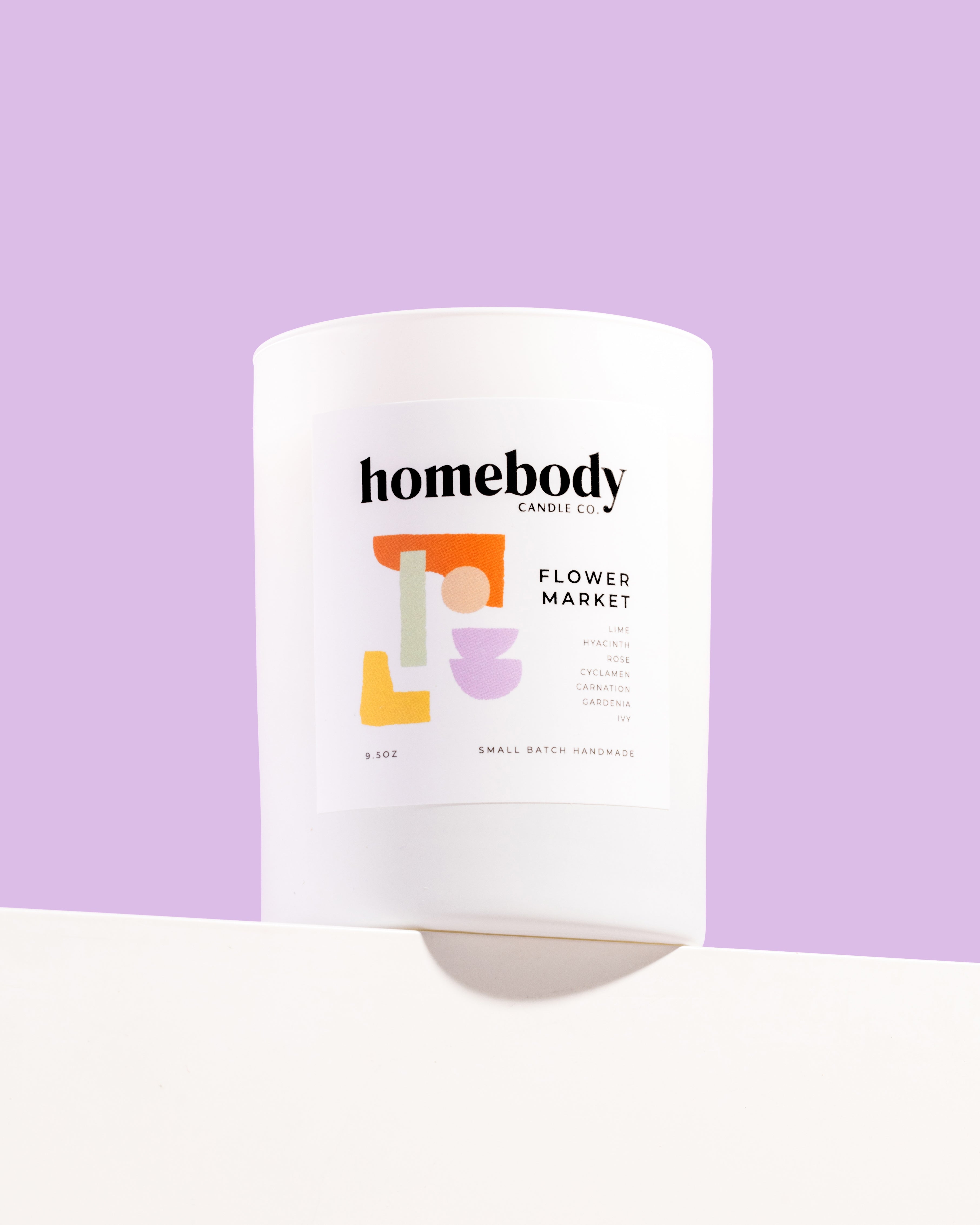 Flower Market burn + bloom candle Homebody Candle Co