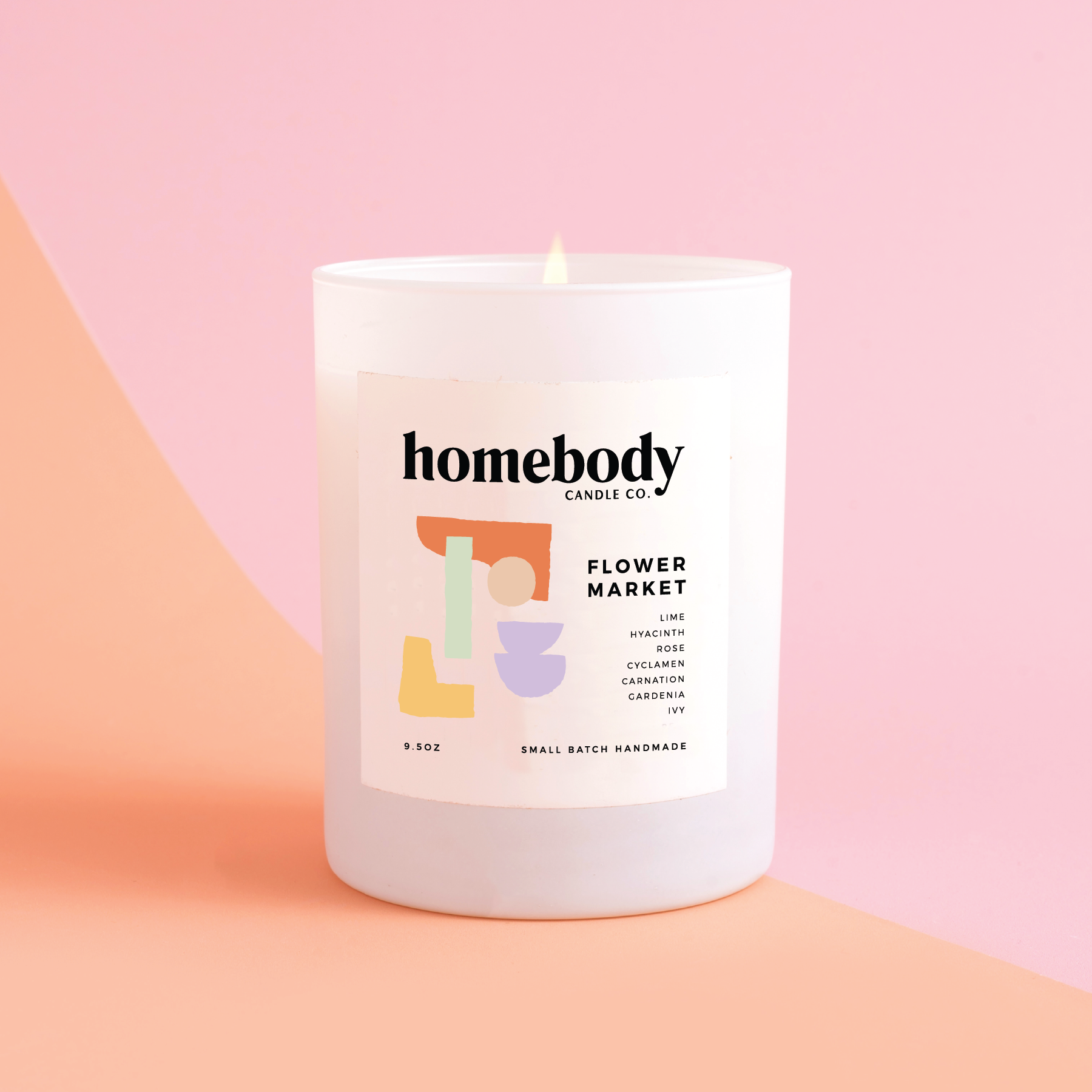 Flower Market burn + bloom candle Homebody Candle Co