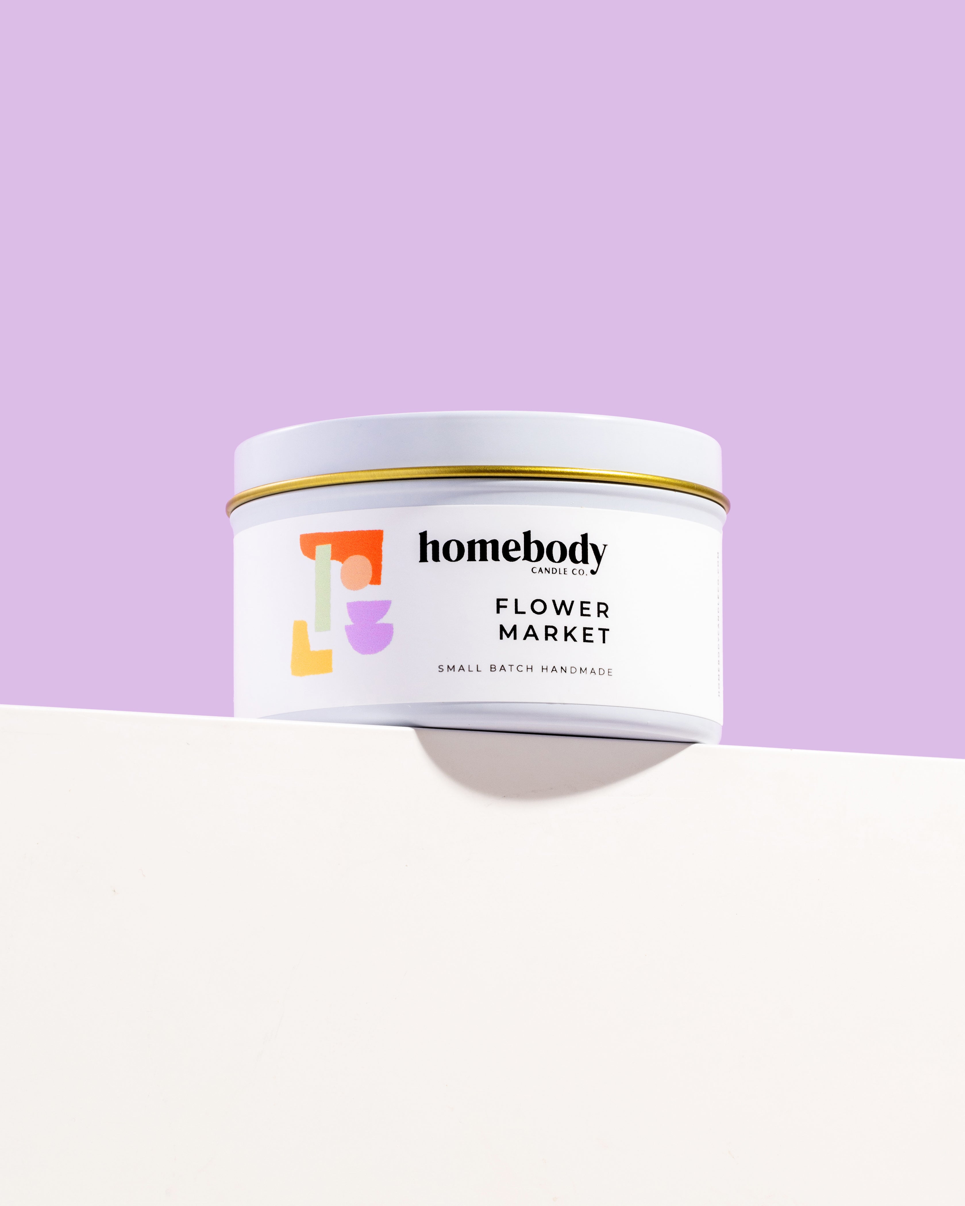 Flower Market candle tin Homebody Candle Co