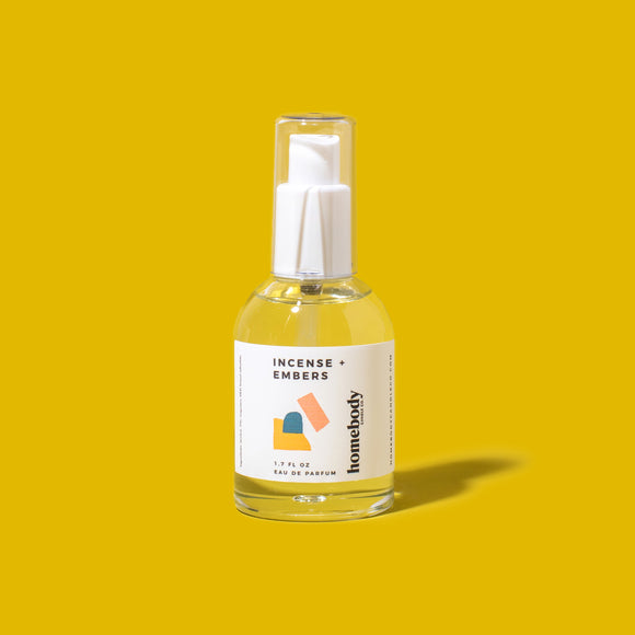 Incense + Embers ✸ fall collection eau de parfum Homebody Candle Co
