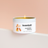 Jasmine + Santal candle tin Homebody Candle Co