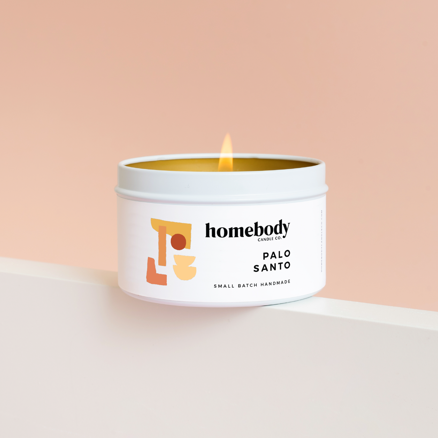 Palo Santo candle tin Homebody Candle Co