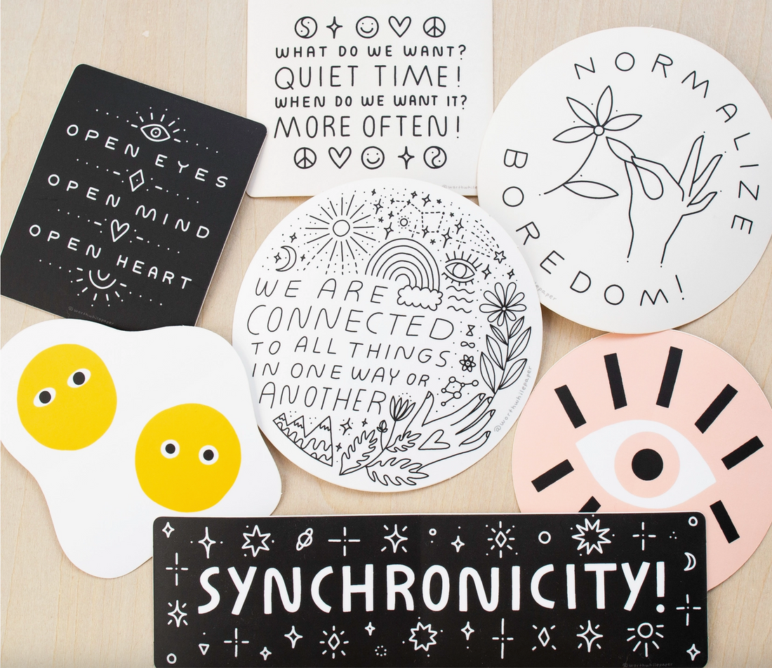 Quiet Time! • sticker cards + gifts Homebody Candle Co