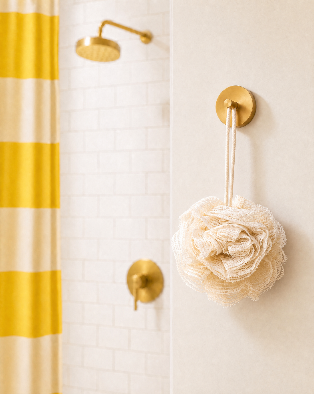 Ramie Shower Pouf