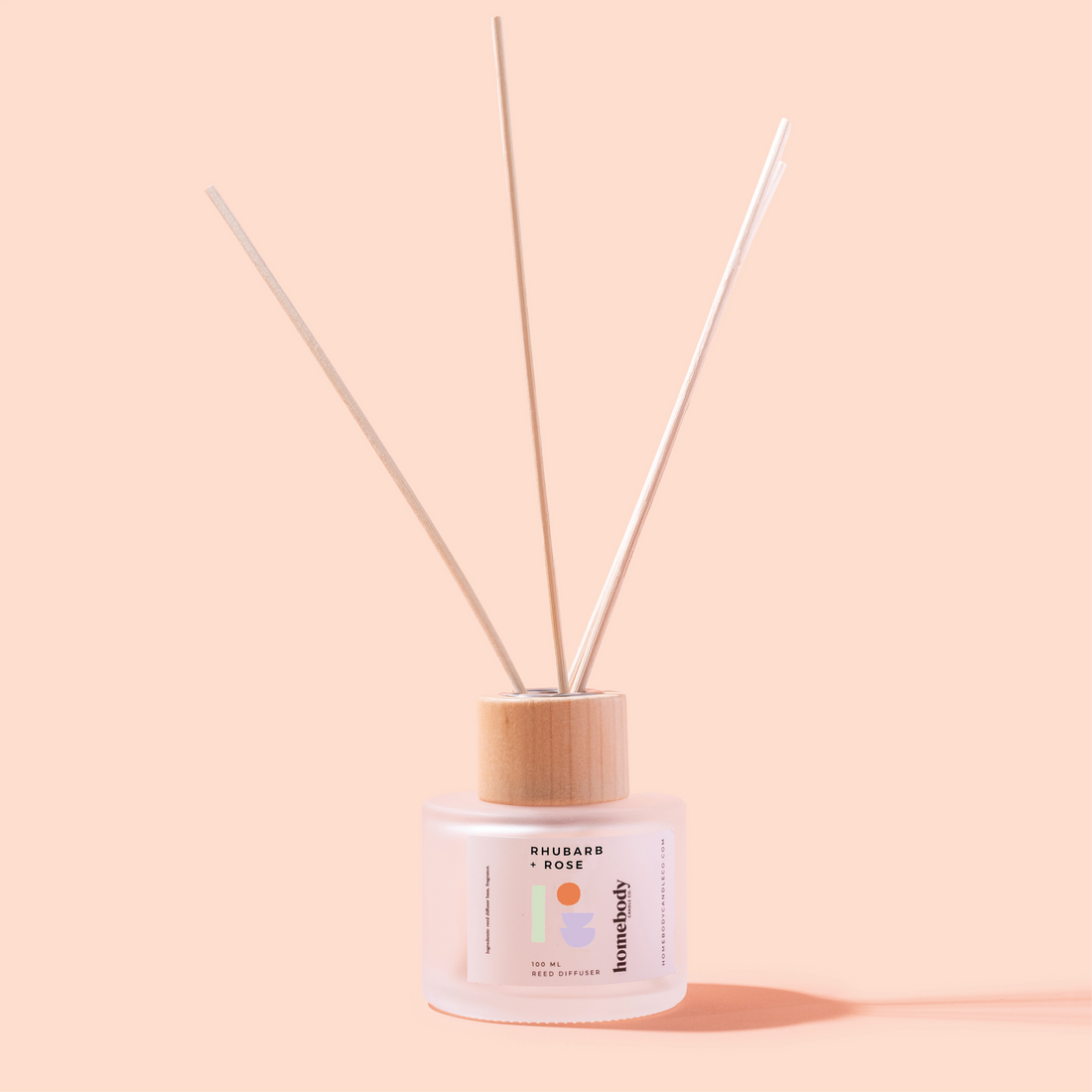 Rhubarb + Rose Diffuser Homebody Candle Co