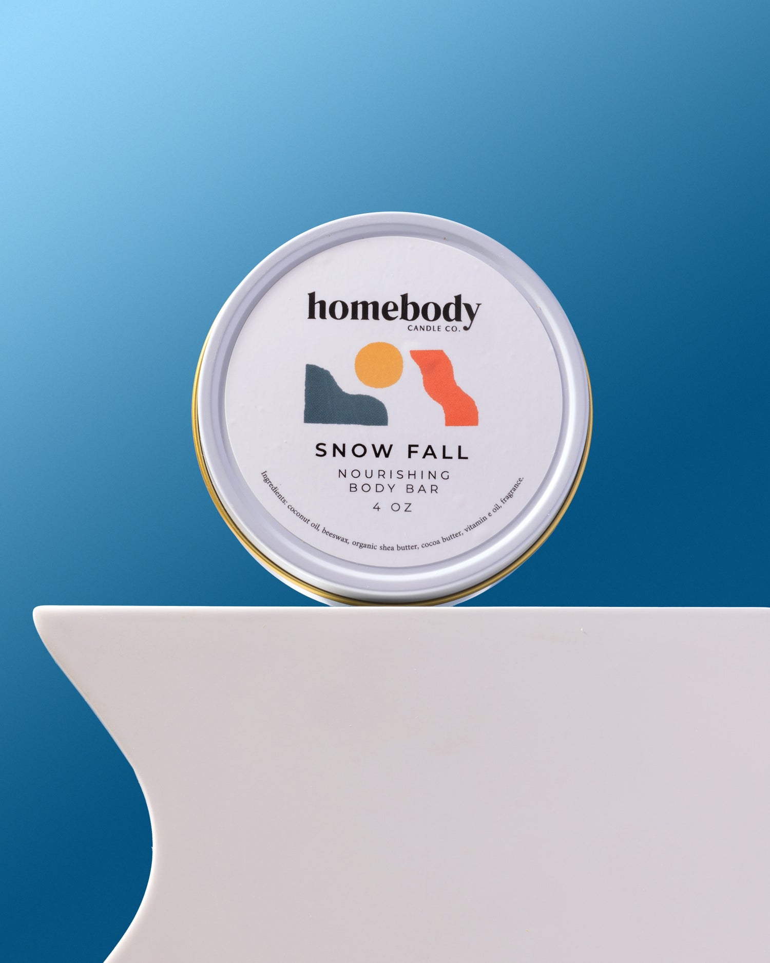 Snow Fall ✸ winter collection body bar Homebody Candle Co