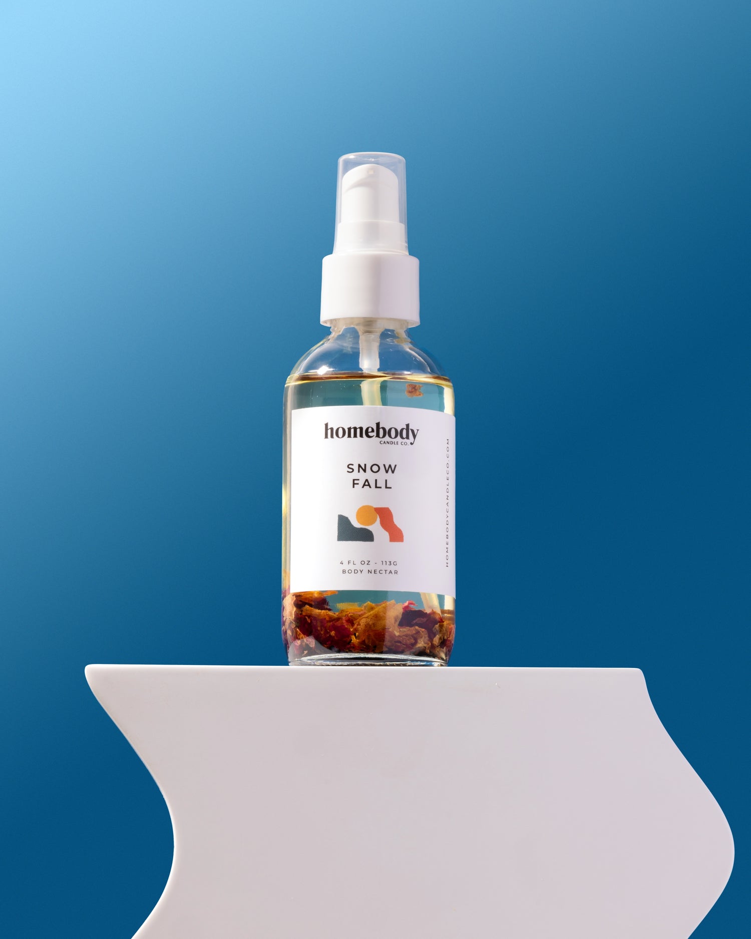 Snow Fall ✸ winter collection body nectar Homebody Candle Co