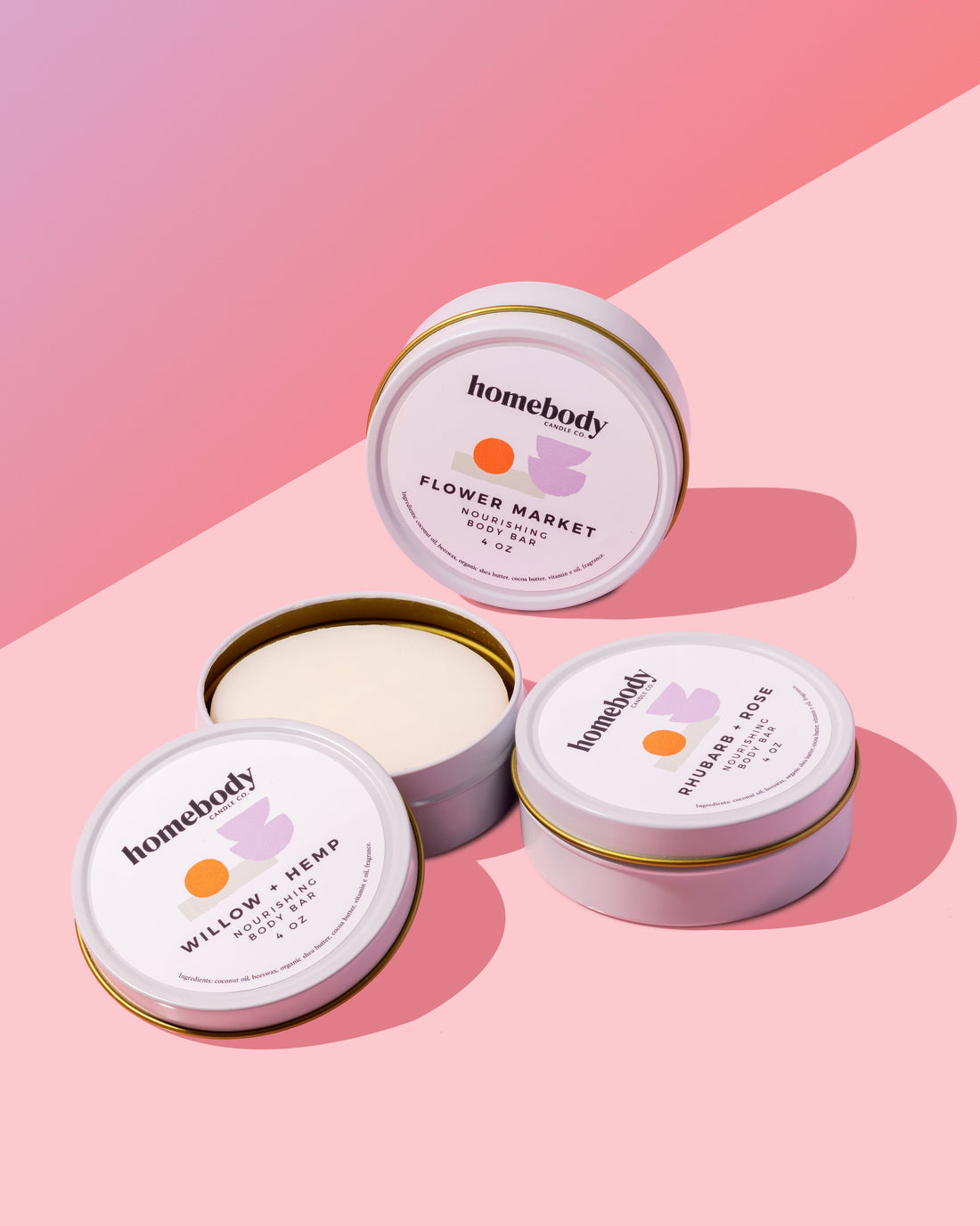 Willow + Hemp body bar Homebody Candle Co