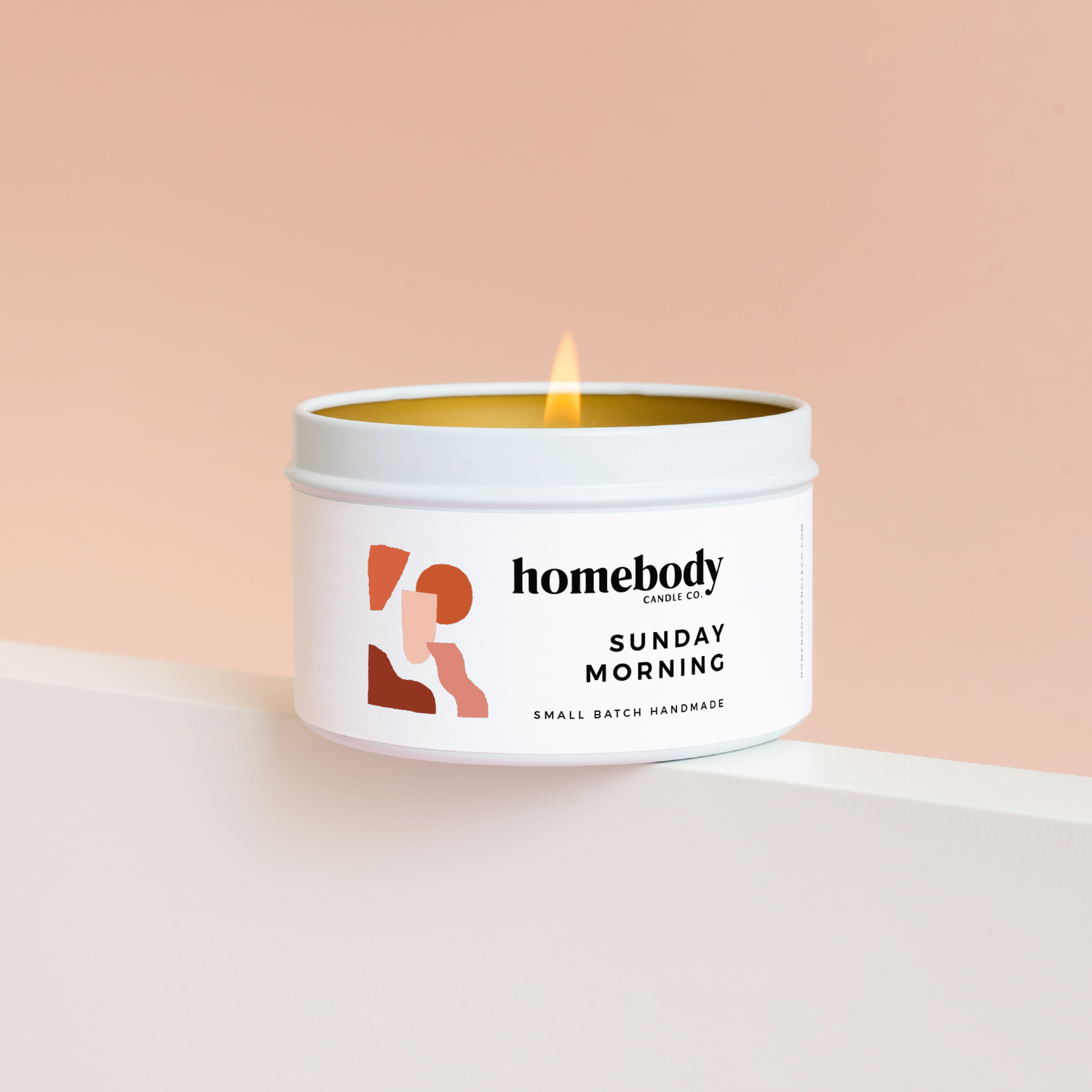 Sunday Morning candle tin Homebody Candle Co