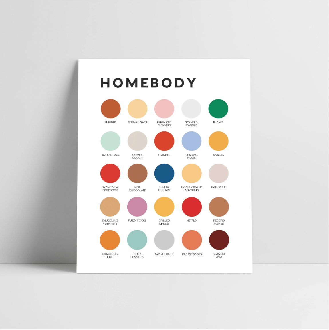 Homebody Color Print cards + gifts Homebody Candle Co