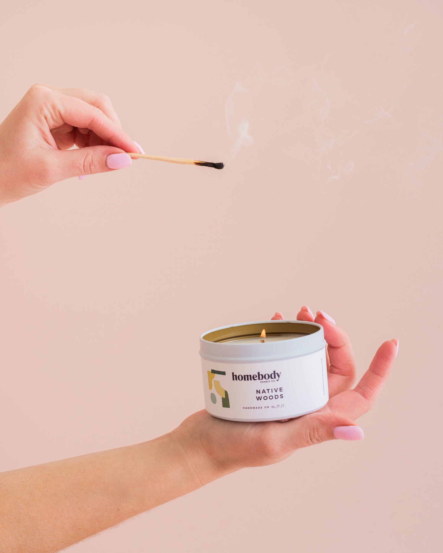 Native Woods-Candle Tin-candle tin-Homebody Candle Co.