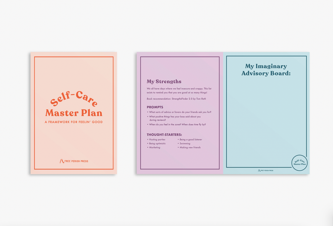 Self-Care Master Plan cards + gifts Homebody Candle Co