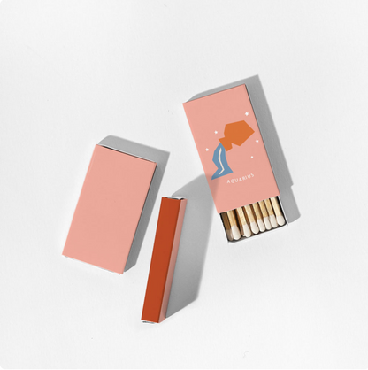 Zodiac Mini Pocket Matches Homebody Candle LLC Homebody Candle Co