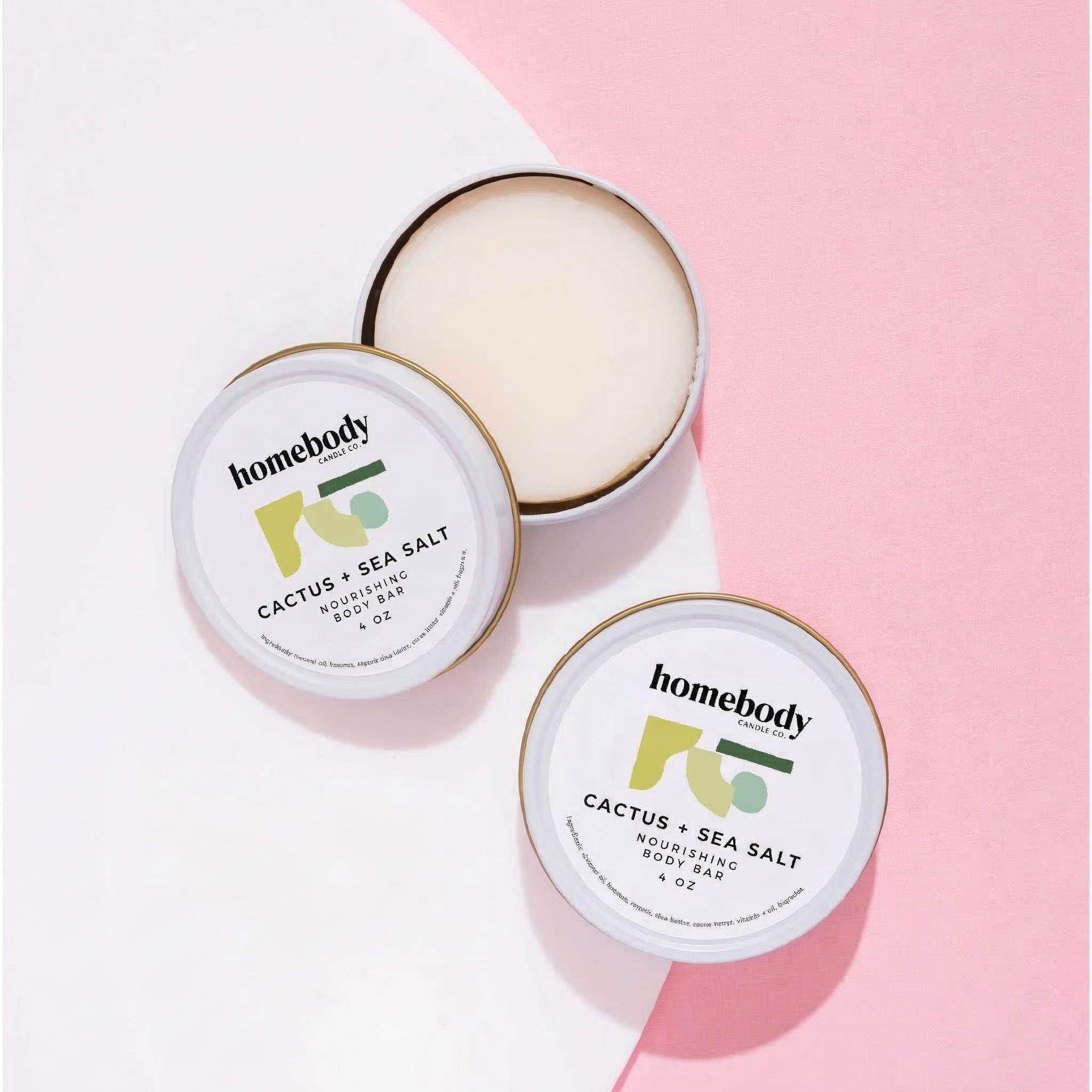 Cactus + Sea Salt body bar Homebody Candle Co