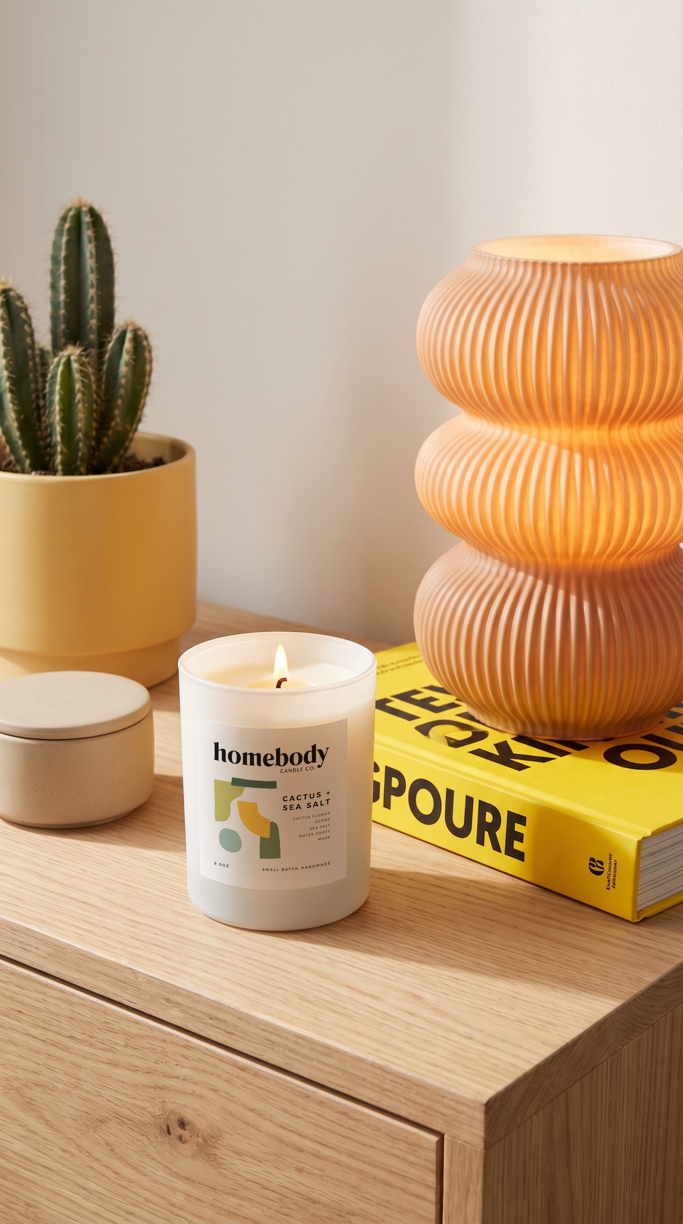 Cactus + Sea Salt - Homebody Candle LLC