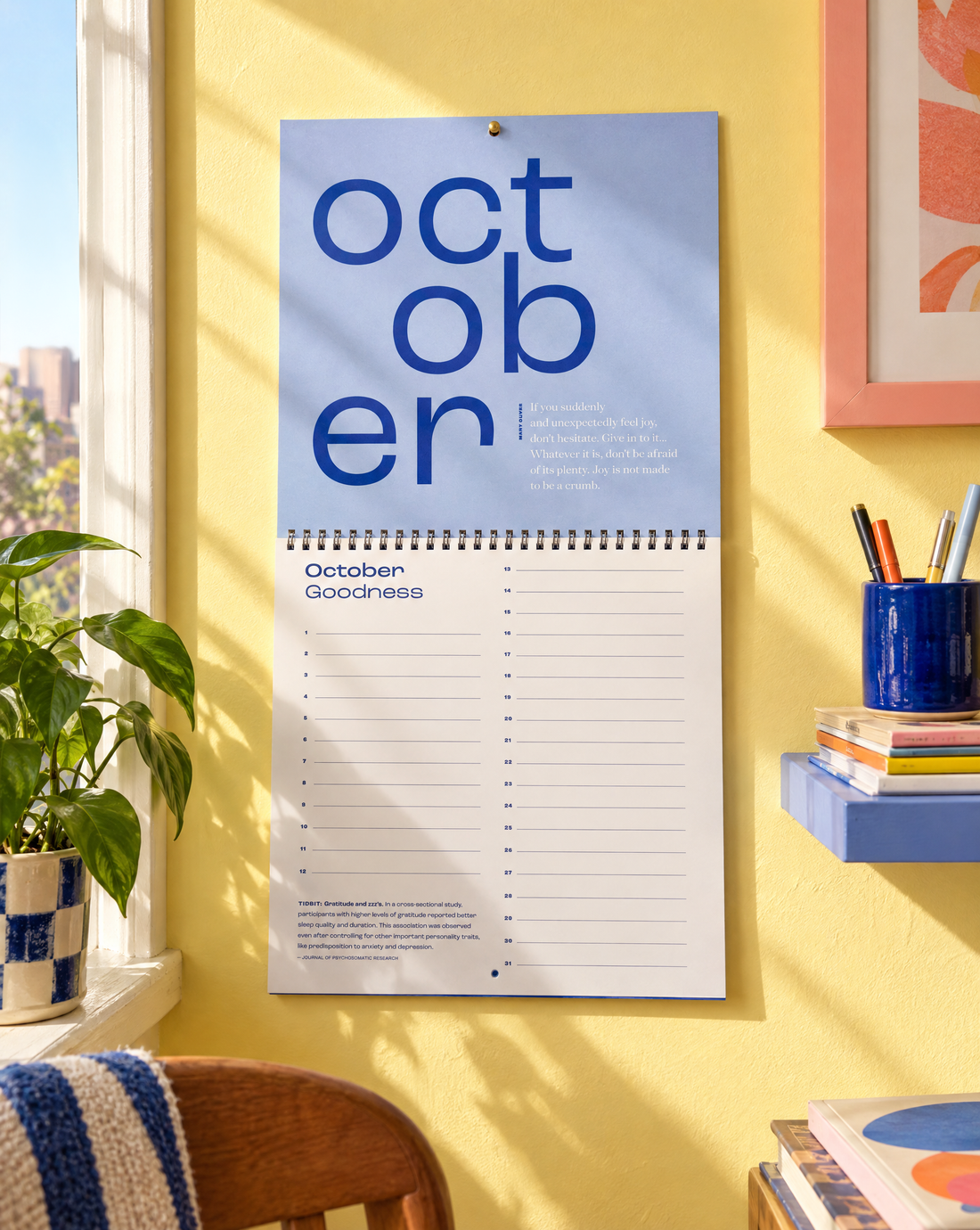 Calendar of Good • A Gratitude Calendar
