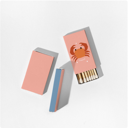 Zodiac Mini Pocket Matches Homebody Candle LLC Homebody Candle Co
