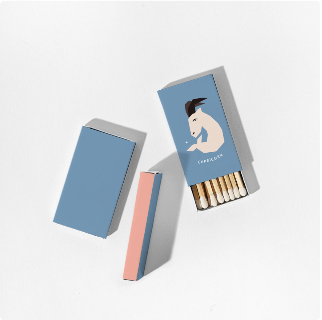 Zodiac Mini Pocket Matches Homebody Candle LLC Homebody Candle Co
