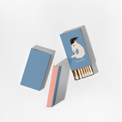 Zodiac Mini Pocket Matches Homebody Candle LLC Homebody Candle Co