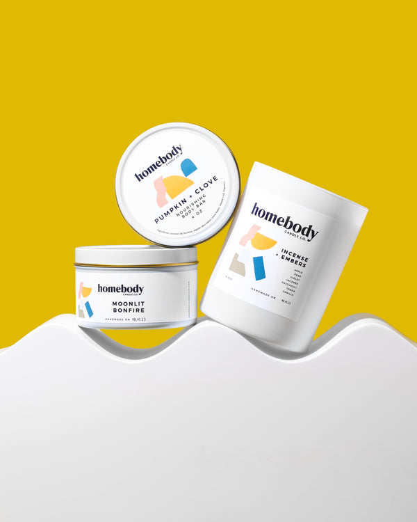 Moonlit Bonfire ✸ fall collection body bar Homebody Candle Co