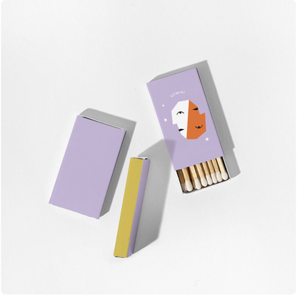 Zodiac Mini Pocket Matches Homebody Candle LLC Homebody Candle Co