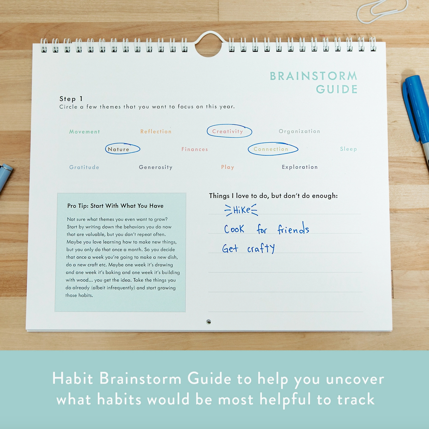 Habit Tracker cards + gifts Homebody Candle Co