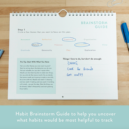 Habit Tracker cards + gifts Homebody Candle Co