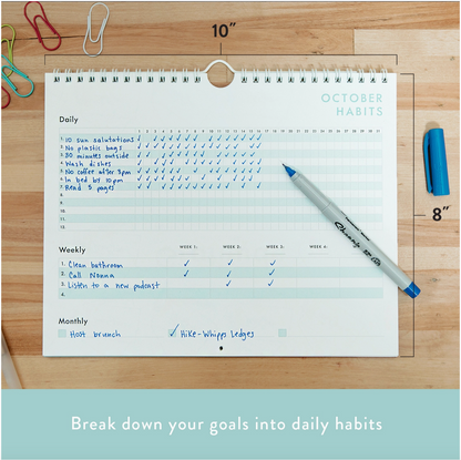 Habit Tracker cards + gifts Homebody Candle Co