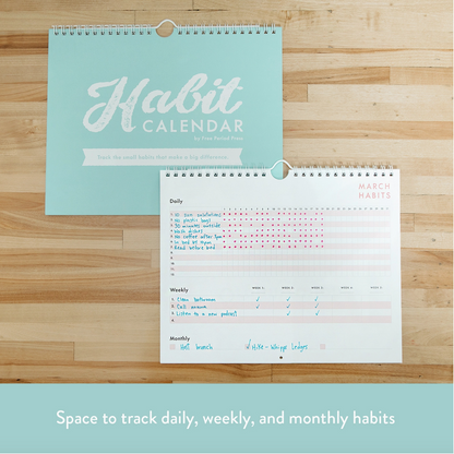 Habit Tracker cards + gifts Homebody Candle Co