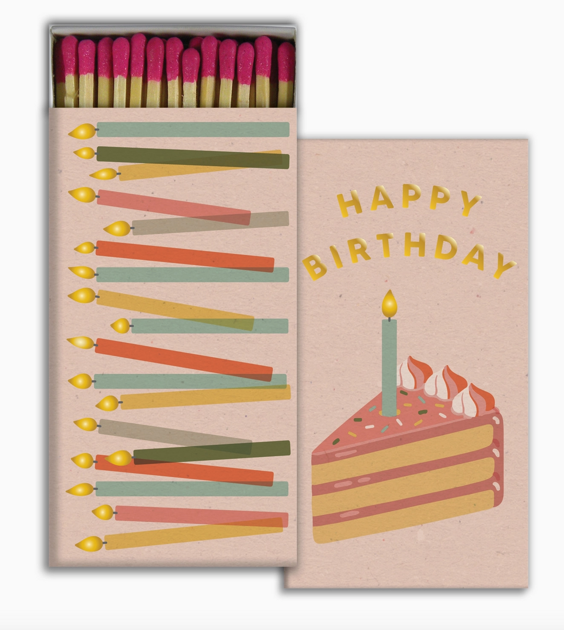 Happy Birthday Matches Homebody Candle LLC Homebody Candle Co