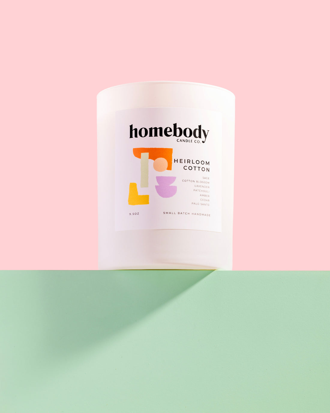 Heirloom Cotton burn + bloom candle Homebody Candle Co