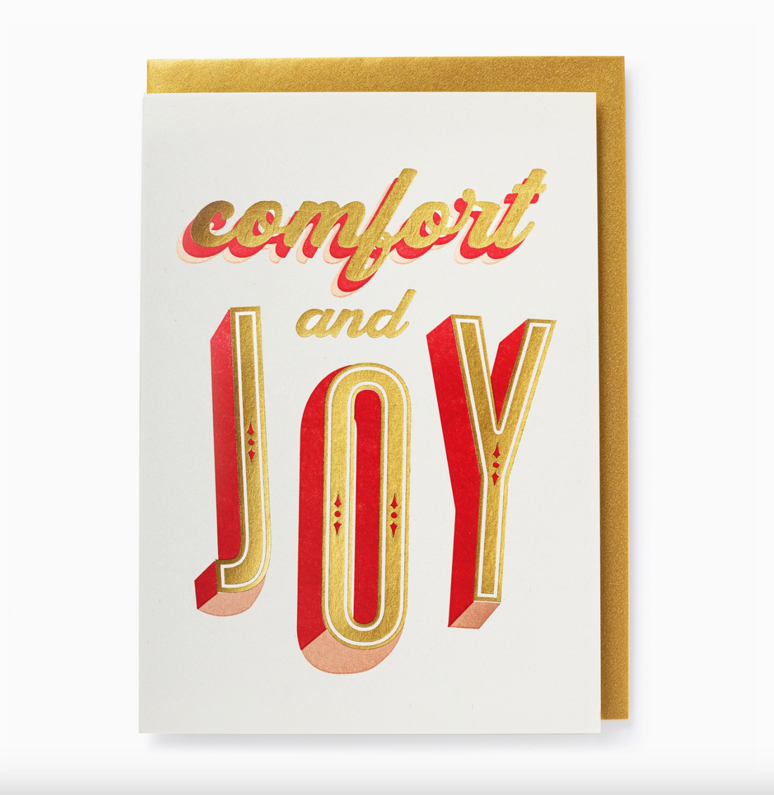 Comfort + Joy • greeting card Homebody Candle LLC Homebody Candle Co