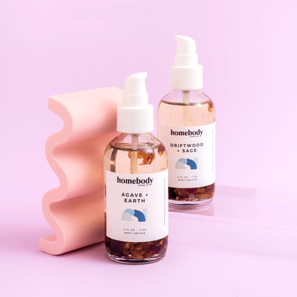 Willow + Hemp body nectar Homebody Candle Co