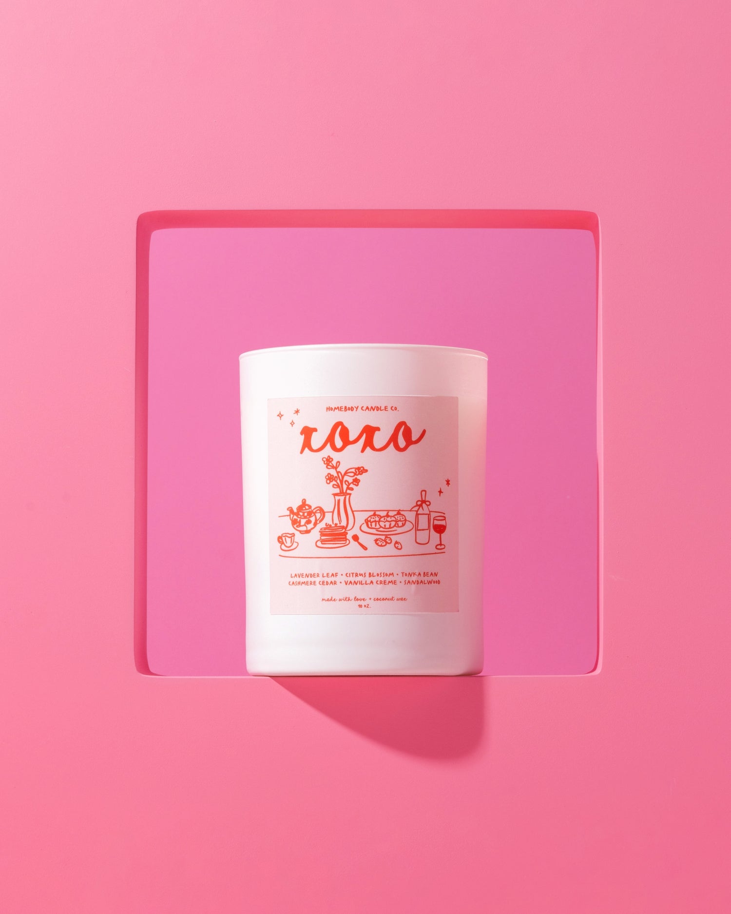 XOXO 💋 burn + bloom candle Homebody Candle Co