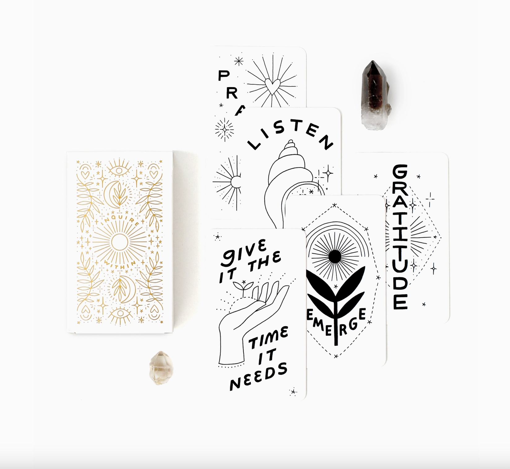Inquire Within Oracle Deck cards + gifts Homebody Candle Co