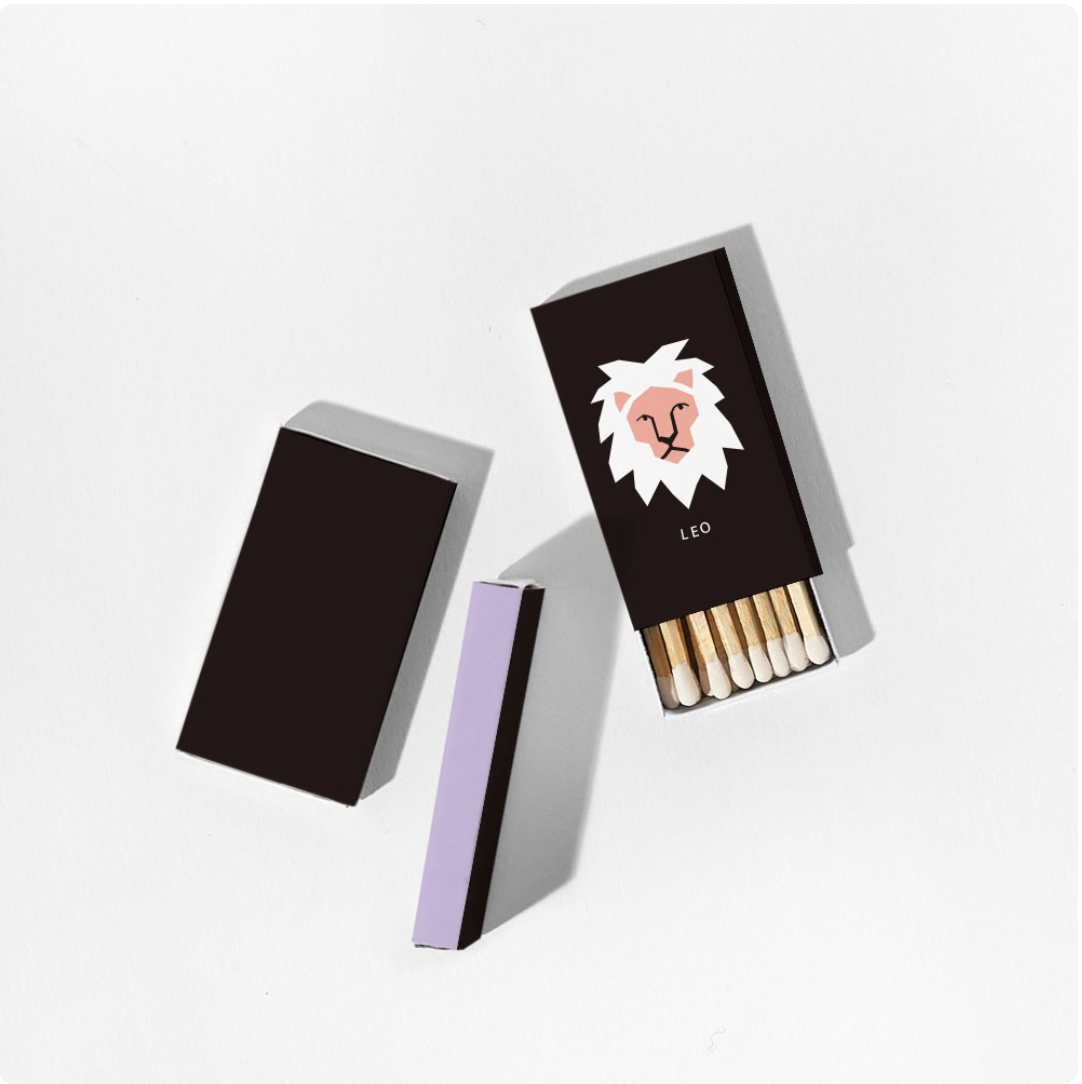 Zodiac Mini Pocket Matches Homebody Candle LLC Homebody Candle Co