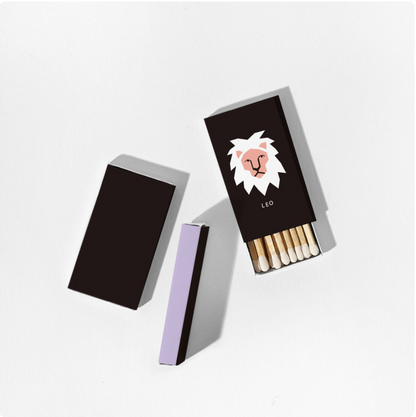 Zodiac Mini Pocket Matches Homebody Candle LLC Homebody Candle Co
