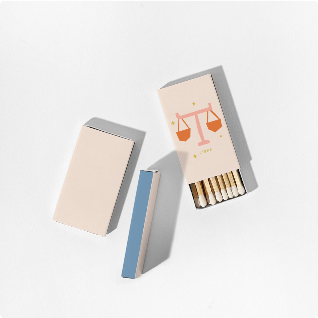 Zodiac Mini Pocket Matches Homebody Candle LLC Homebody Candle Co