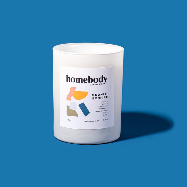 Moonlit Bonfire ✸ fall collection burn + bloom candle Homebody Candle Co
