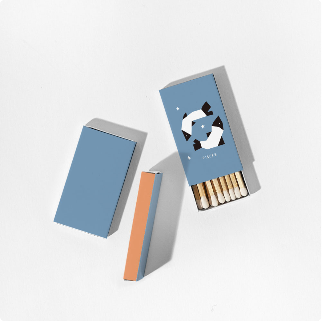 Zodiac Mini Pocket Matches Homebody Candle LLC Homebody Candle Co
