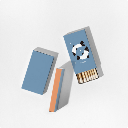 Zodiac Mini Pocket Matches Homebody Candle LLC Homebody Candle Co