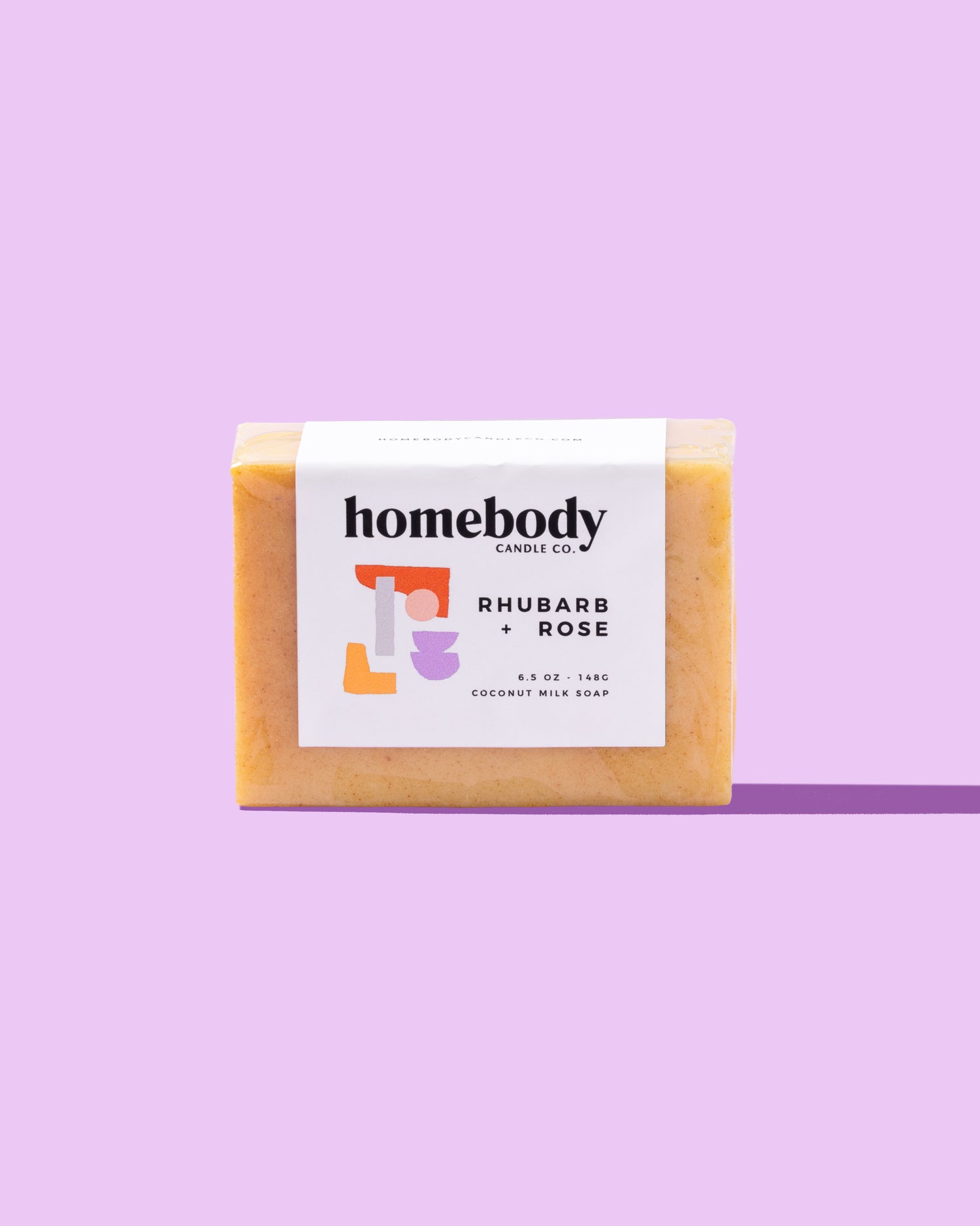 Rhubarb + Rose milk soap Homebody Candle Co