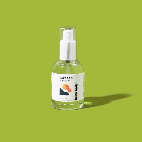 Saffron + Plum ✸ winter collection eau de parfum Homebody Candle Co