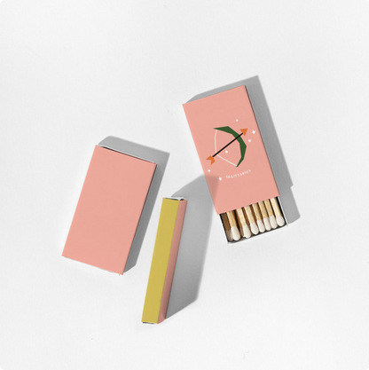 Zodiac Mini Pocket Matches Homebody Candle LLC Homebody Candle Co