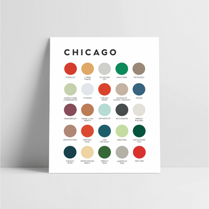 Chicago Color Print cards + gifts Homebody Candle Co