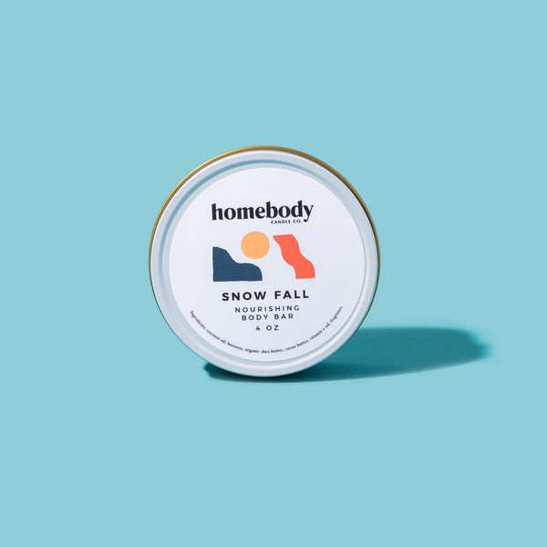 Snow Fall ✸ winter collection body bar Homebody Candle Co