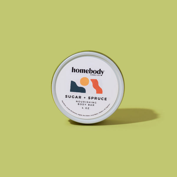 Sugar + Spruce ✸ winter collection body bar Homebody Candle Co